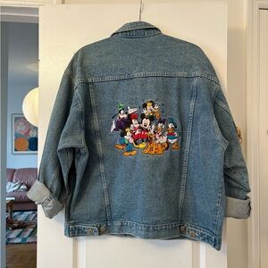 Vintage Disney Embroidered Denim Jacket